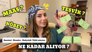 Sağlıkta MAAŞ  yeni atanan biri ne kadar maaş alır  Anestezi hemşire radyoloji tıbbi sekreter [upl. by Nnaycart]