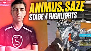 SAZE BEST HIGHLIGHTS 🔥  EU Stage 4  Animus [upl. by Etyak729]