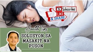 ANO ANG PWEDENG GAWIN KAPAG MASAKIT ANG PUSON 🩸 HEALTH TIPS [upl. by Rebor]