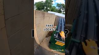 Dumpster diving at Ulta Beauty they put fake locks and rats dumpsterdiving lock beauty makeup [upl. by Xonk]