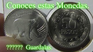 Nuevas monedas que pueden ser coleccionables Precio de los 50 pesos colombianos [upl. by Arrek]