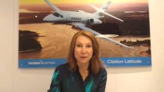 Kiriya Shortt At Textron Aviation Talks Qbout NBAA [upl. by Amberly356]