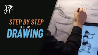 Step by Step Gesture Drawing [upl. by Fred469]