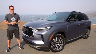 Is the ALL NEW 2022 Infiniti QX60 a midsize luxury WORTH the PRICE [upl. by Ehrenberg]