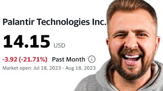 PLTR STOCK IS NOW BELOW 14 [upl. by Irim84]