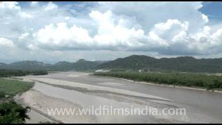 Kalesar view of the Yamuna river Haryana [upl. by Lladnor]