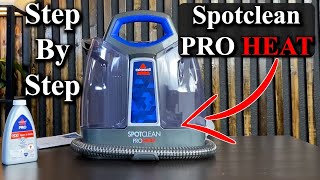 How to Use the Bissell SpotClean ProHeat Portable Carpet Cleaner [upl. by Neleh]