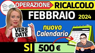 🔴 FEBBRAIO ➜ 16 NOVITà Sì BONUS 500€ e RICALCOLI ISEE 💶 INPS PAGA ANTICIPI AUU ADI PENSIONI INVALIDI [upl. by Fayth53]