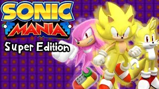 Sonic Mania Mods  Sonic Mania Super Edition All Changed Bosses [upl. by Nolie]