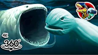 360° Bloop VS Ningen Sea Monster  360 video 4K [upl. by Adlesirc]