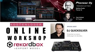 rekordbox Workshop  EXPORT MODE [upl. by Eleph484]