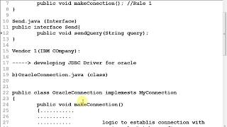 5 Advanced java tutorial  JDBC  Software Specification  Type 1 Driver  adv java [upl. by Horgan]