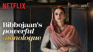 Aditi Rao Hydaris Iconic Freedom Speech in Heeramandi 🔥  Netflix India [upl. by Oknuj192]