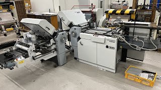 Folding machine Heidelberg Stahlfolder Ti 52 441 [upl. by Lunette972]