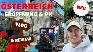 ERÖFFNUNG und PK von Österreich amp Alpenexpress im EUROPAPARK  Meinung und Review [upl. by Concordia]