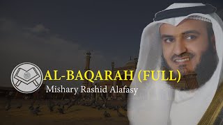 Murottal Al BAQARAH FULL Syaikh Mishary Rashid Alafasy arab latin amp terjemah [upl. by Lenwood587]