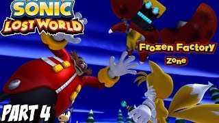 Sonic Lost World  Gameplay Walkthrough Part 4  Frozen Factory Zone [upl. by Kcod]