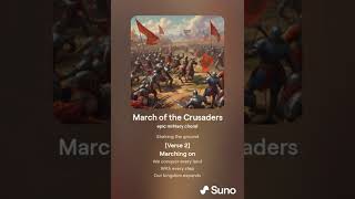 Crusader of God  March of the Crusaders 3 Epic Military Choral Music  Suno AI militarymusic [upl. by Avevoneg]