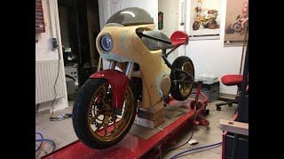 Motorrad Verkleidung selber bauen Honda XB704R [upl. by Daas700]