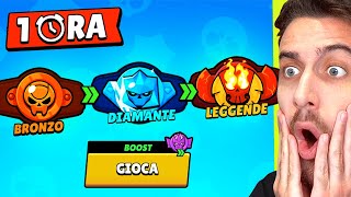 Gioco col BOOST in RANKED per 1 ORA Brawl Stars ITA [upl. by Eanil]