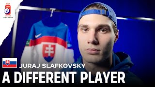 Juraj Slafkovsky A Different Player  2024 MensWorlds [upl. by Zelten]