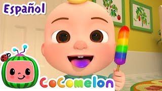 Las paletas multicolor  Canciones Infantiles  Caricaturas para bebes  CoComelon en Español [upl. by Nahk]