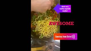 NutrientPacked Noodle Recipe A Healthy Meal in Minutes noodles vegetables vegitarian healthy [upl. by Enitnemelc]