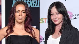 Alyssa Milano Pays Tribute to Charmed Co Star Shannen Doherty After Complicated Relationship [upl. by Thirzi21]