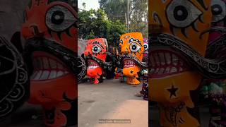 Ravan Kaise banta hai😱😨। making dushhera shortsvideo [upl. by Maxey234]