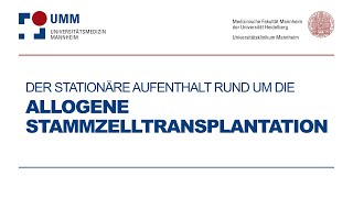 Allogene Stammzelltransplantation SZT Infos zum stationären Aufenthalt [upl. by Tobin300]