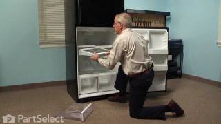 Refrigerator Repair Replacing the Drawer Slide Rail  Right Side Whirlpool Part  67002191 [upl. by Esital482]