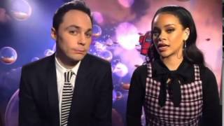 Rihanna Jim Parsons Answer Home Questions via Snapchat [upl. by Hoagland]