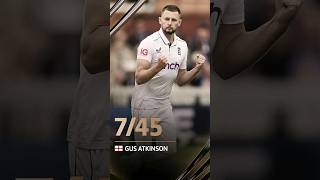 Gus Atkinson take 7 wickets day 1 England vs West Indies wivseng gusatkison wickets t20worldcup [upl. by Einatirb381]