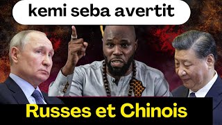 Kemi Seba avertit Russes et Chinois  les Africains ne toléreront plus jamais un nouveau colon [upl. by Desmund560]