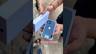 iphone 12 mini 📲 unboxing 🔥💯 miniblock shorts unboxing [upl. by Paz848]