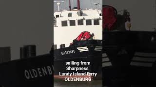 3 Vessels out on afternoon tide a coaster ferry and barge [upl. by Audris]