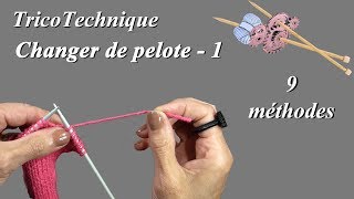 Astuce pour lier 2 fils  comment joindre deux pelotes ensemble [upl. by Cissy]