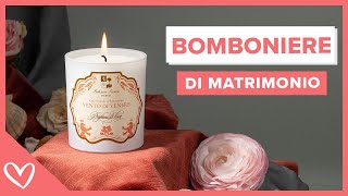 IDEE per BOMBONIERE di MATRIMONIO [upl. by Ovid]