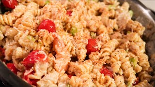 Seafood Pasta Salad with Crab and Shrimp [upl. by Hsot]