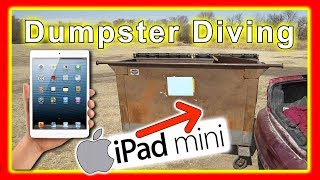 Found Working Apple iPad Mini Dumpster Diving 121 [upl. by Wileen]