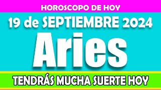 ARIES 💲JUEGA A LOTERÍA Y JUEGOS DE AZAR💲HOROSCOPO DE HOY 19 DE SEPTIEMBRE 2024 💖 HOROSCOPO ARIES 💖 [upl. by Eelessej]