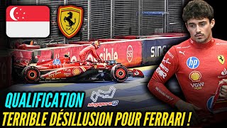 QUALIFICATION  TERRIBLE DÉSILLUSION POUR FERRARI   RÉSUMÉ GRAND PRIX SINGAPOUR [upl. by Grider]