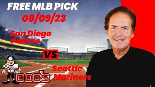 MLB Picks and Predictions  San Diego Padres vs Seattle Mariners 8923 Free Best Bets amp Odds [upl. by Damaris]