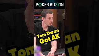 When Tom Dwan Got AK❗️shorts poker casino pokerist pokerpro pokerlovers pokerstars tomdwan [upl. by Knowle]