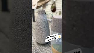 Rustoleum stone effect spray paint  fantastic stuff [upl. by Svend]