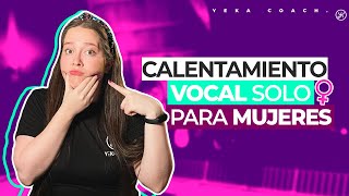 EJERCICIOS DE CALENTAMIENTO VOCAL PARA MUJERES  EJERCICIOS DE VOCALIZACIÓN PARA CANTAR BIEN [upl. by Hartzke989]