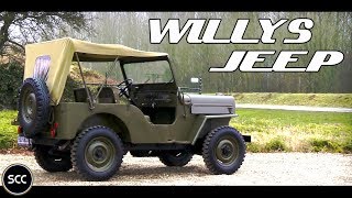 WILLYS JEEP CJ3  CJ 3 1955  Modest Test Drive  WWII Army Jeep  SCC TV [upl. by Connell]