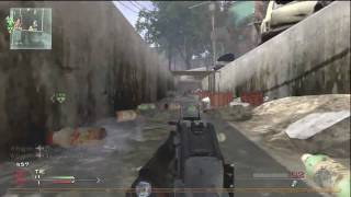 MW2 Gameplay Dirtiest Tactical Nuke ever with How to on Favela Demolition [upl. by Nylyrehc]