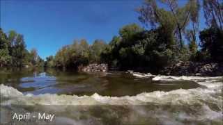 Cahills Crossing wet and dry [upl. by Cirdahc]