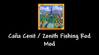 Terraria TmodLoader 1449 Caña Cenit Mod v0120 Trailer [upl. by Adnarym985]